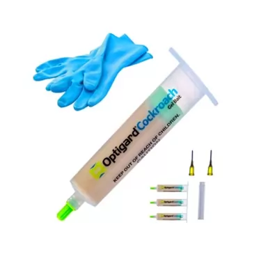 Generic Opti-Gard Cockroach Gel- Roach Killer Indoor infestation -Prevent All Cockroach Species- with Premium USA-Supply Gloves- 4 Tubes×30g
