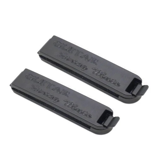 Cheerock Pack of 2 Guitar Bass String Mute Clamp with Cushioning Felt, Noise Reducer Silencer Dampener, Ideal Practice Tool for Electric Acoustic Classical Guitar, Music Instrument Accessory