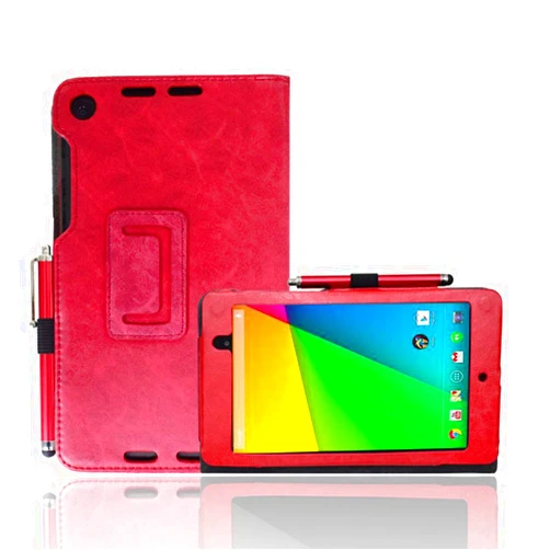 AFesar for Google Nexus 7 2013 FHD 2nd Gen Tablet Case, Premium Slim Synthetic Leather Flip Stand Cover Magnetic Closure Case for Asus K009 Google Nexus 7 Cover (Red)