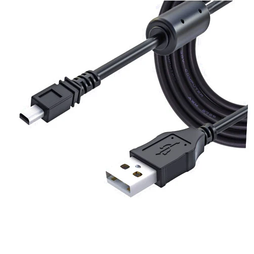 Aiivioll Replaceable USB Data Sync 8-pin Camera Cable Compatible with Sony Digital Camera Cybershot Cyber-Shot DSCH300 DSCW800 DSCW830 DSC-W370 (1.5m)