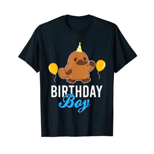 Cute Platypus Exotic Animal Lovers Clothing Cute Platypus Birthday Boy Kawaii T-Shirt