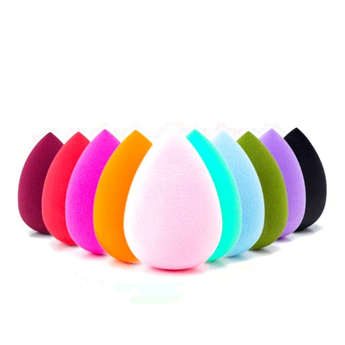 AJOKE 10 Pcs Perfect Makeup Sponge Set Blender Flawless for Liquid, Multi-colored Beauty Makeup Sponges