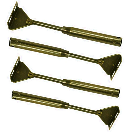 H. Bowes RV - Cabinet Hardware Door Strut Spring Loaded - Set of Four (4 Pack) - Metal