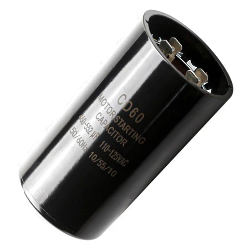 Seentech 460-552 uf/MFD 110-125 VAC ±20% CD60 Round Motor Start Capacitor 50/60 Hz AC Electric Motor Universal Fit for AC Motor Run or Fan Start and Cool or Heat Pump Air Conditioner