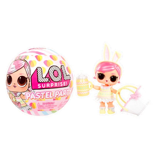 L.O.L. Surprise! LOL Surprise Pastel Party Collection Limited-Edition Doll with 6+ Surprises to UNbox Including Hops Tot with Matching Easter Fashions and Accessories – Great Gift for Kids Ages 4+
