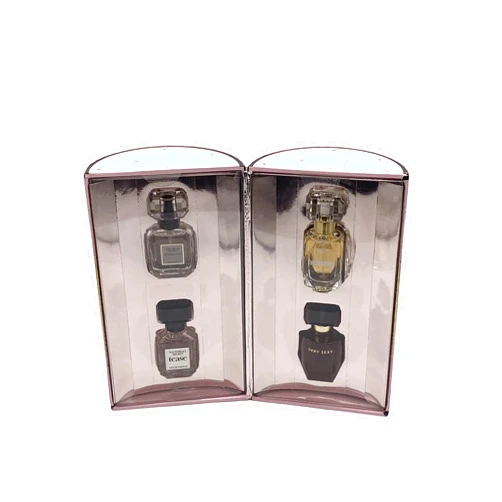 Victoria's Secret 4 Piece Eau De Parfum Mini Gift Set Bombshell Heavenly Tease Very Sexy Women .25 Ounce Each, 5.0 milliliters, 1