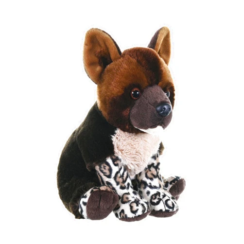 Wild Republic African Wild Dog, Cuddlekins, Stuffed Animal, 12 inches, Gift for Kids, Plush Toy, Fill is Spun Recycled Water Bottles (23435)
