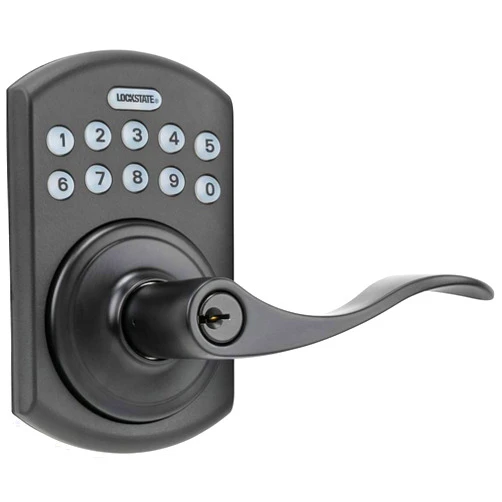 LockState RemoteLock OE-550L Residential WiFi Lever Smart Lock Tuscany Bronze