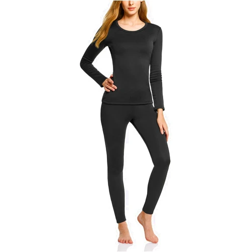 TSLA Women's Thermal Underwear Set, Soft Fleece Lined Long Johns, Winter Warm Base Layer Top & Bottom