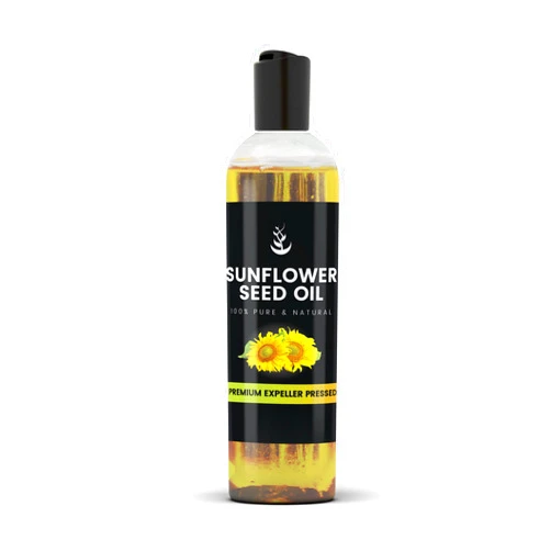 Pure Original Ingredients Sunflower Seed Oil (4 fl oz) Vegan & Non-GMO, Clear Bottle with Push Open Dispensing Cap