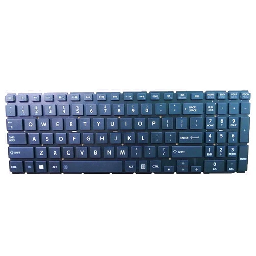 Givwizd Laptop Replacement Non-Backlit Keyboard Compatible with Toshiba Satellite S55T-C5164-4K S55T-C5165 S55T-C5166 S55T-C5168-4K S55T-C5170-4K S55T-C5215S S55T-C5216S, US Layout Without Palmrest
