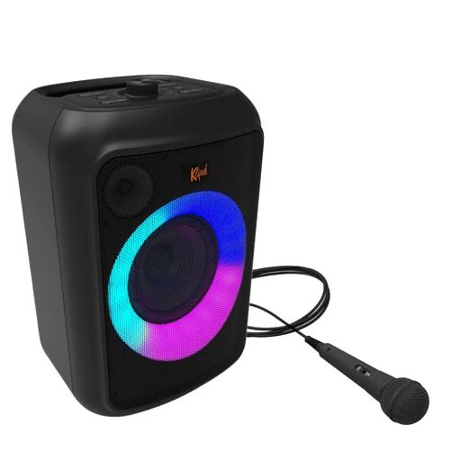Klipsch Gig XL, Black - Portable Wireless Speaker - Multiple Color Modes - Bass Boost - 6.5