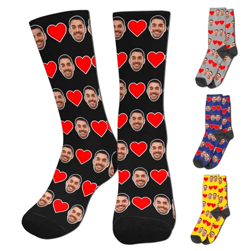 Artsadd Custom Face Socks, Personalized Socks with Photo Custom Socks with Faces