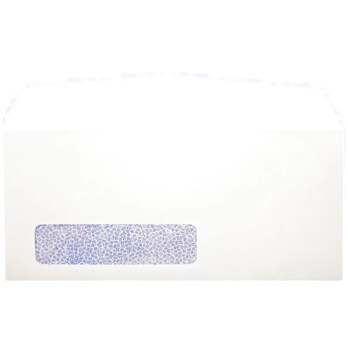 LUXPaper #10 Window Envelopes (4 1/8 x 9 1/2) - 24lb. Bright White (Laser Safe) w/Secrity Tint (50 Qty.) | Perfect for Checks, Invoices, Letterhead, Letters, Statements | 92021-50