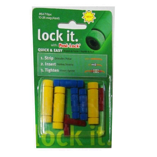 Posi-Products Posi-Lock wire connectors Assortment pack 10-24 awg