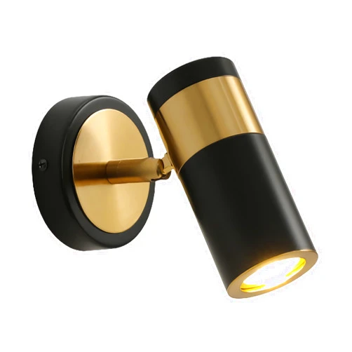 AILELANG Angled Movable Small Wall Light, Indoor Adjustable Rotatable Direction 350 Degree Swing Arm Hardwired Wall Lamps for Bedroom, Room Corridor, Replaceable E26 Bulb
