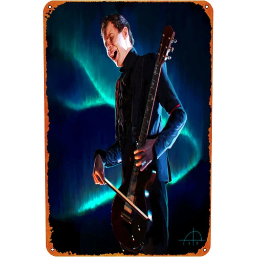KIVYYB Jonsi Poster Tin Sign Cafe bar Home Wall Art Decoration Retro Metal Tin Sign 8x12 inch