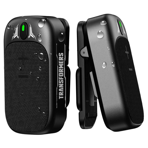 XINGLINSHOE Transformers Wearable Bluetooth Speaker Clip on Mini Portable Speakers Bluetooth Wireless IPX5 Magnetic Speaker Music and Calls for Outdoor Working,Biking,Running 12H Playtime(Black)