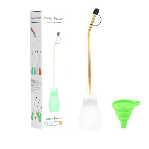 Generic Powder Duster/Large Diatomaceous Earth Bulb Duster/Powder Applicator - Eco-Safe Diatomaceous Earth Bulb Duster/Applicator (White)