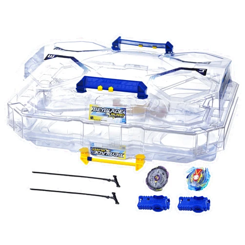 Beyblade Burst Evolution Switchstrike Battle Tower-Includes 2-Level Beystadium, Battling Tops, & Launchers-Age 8+, Multicolor