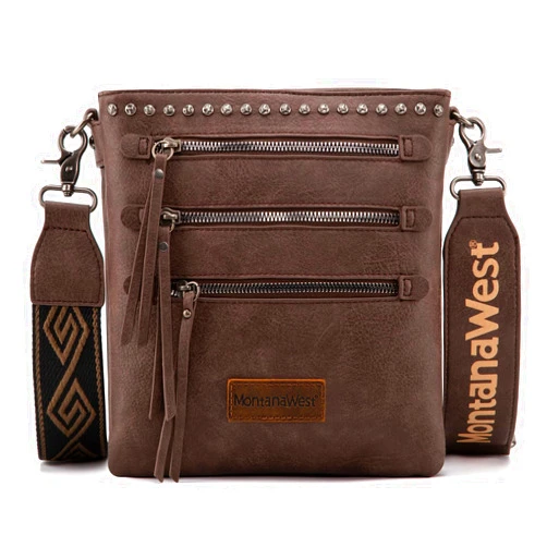 Montana West Crossbody Purses and Handbags for Women Double Compartments Cross Body Bag with Adjustable Strap