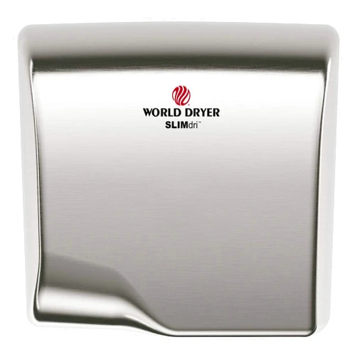 World Dryer Hand Dryer,SS Cover,Silver,Automatic