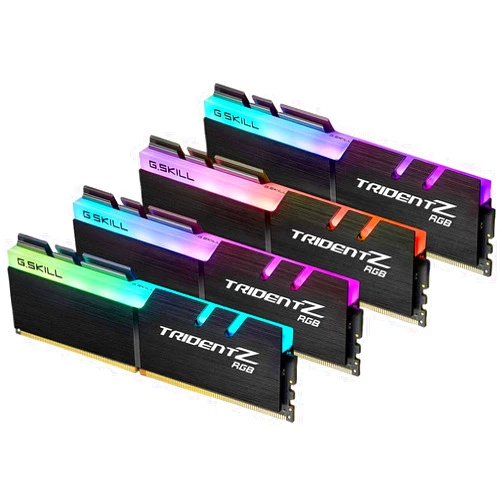 G.SKILL Trident Z RGB Series (Intel XMP) DDR4 RAM 128GB (4x32GB) 3200MT/s CL16-18-18-38 1.35V Desktop Computer Memory UDIMM (F4-3200C16Q-128GTZR)