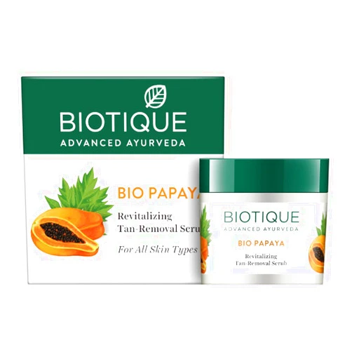 Biotique BIO PAPAYA Revitalizing Tan- Removal scrub 75gm/ 2.65 Fl.Oz