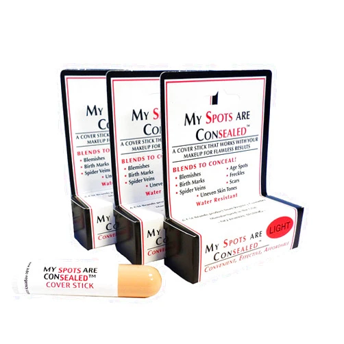CSI Brands My Spots are Concealed LIGHT 3 Pack / Best concealer for face, body and back acne