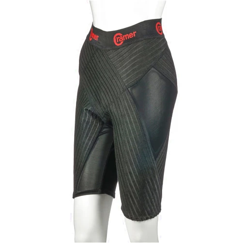 Cramer Performance Shorts for Core Muscle Compression and Support During Activity and Recovery, Knee-Length Compression Shorts, Improves Blood Circulation, Enhances Athletic Performance, Black, Large