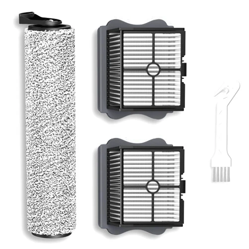 Isinlive 1+2 Pack iFloor 3/ S3 Brush Roller and HEPA Filter Set Compatible with Tineco iFloor 3/ Floor One S3 Cordless Vacuum Cleaners, 1 Pack Brush Roller + 2 Pack Vacuum HEPA Filters + 1 Pack Cleaner Tool