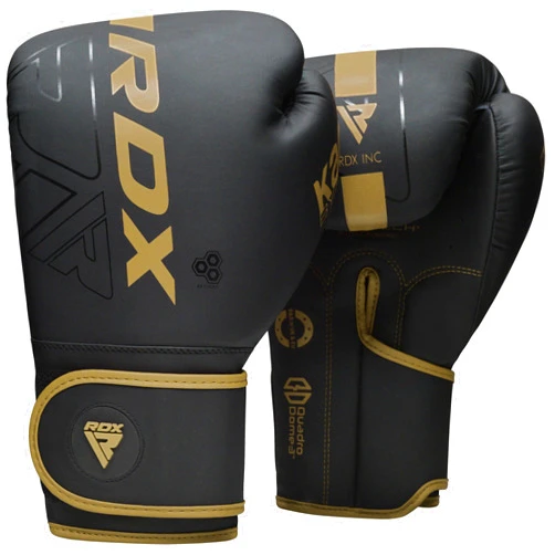 RDX Boxing Gloves, Pro Training Sparring, Maya Hide Leather, Muay Thai MMA Kickboxing, Men Women Adult, Heavy Punching Bag Focus Mitts Pads Workout, Ventilated Palm, Multi Layered, 8 10 12 14 16 18 Oz