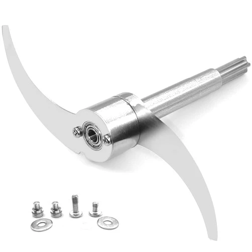LENONG Stainless Steel Food Processor Blades for 8 Cup Bowls, Plastic-Free Chopping Blades, 3-Year Warranty