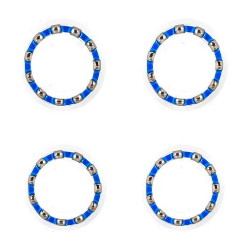 PEUTIER 4pcs Pool Cleaner Ball Bearing Replacements, Pool Cleaner Engine Wheel Bearing R0527000 Replacement Parts, Pool Cleaner Parts for Zodiac MX8 MX6 and MX8 Elite MX6 Elite