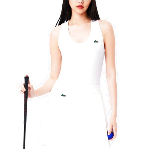 Lacoste Women's Slim Fit Ribbed Tank Top