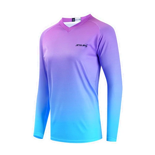 JPOJPO Women's Cycling Jersey MTB Downhill T-Shirt Long Sleeve Motorcycle Motocross Off-Road Clothing Quick-Dry S-XXL