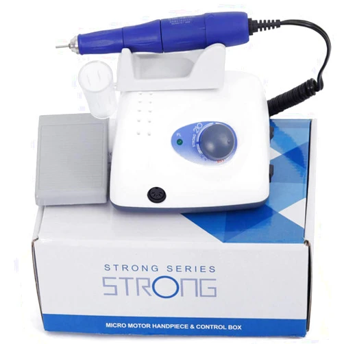 SERZG-- Professional 35000RPM Nail Drill Polisher Acrylic Electric Nail Files Machine Drill Bit Finger Toe Nail Care Supplies Set Home Salon Equipment