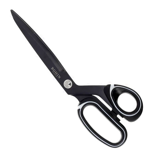 BOHIN France - BOHIN France Stainless Steel Titanium Coated (26cm) Professional Sewing Scissors with Ergonomic Handles - 1 Piece
