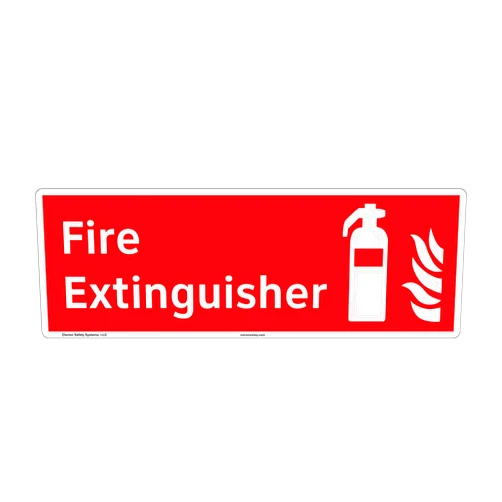 Clarion Safety Systems Fire Extinguisher Sign (F1004-)|Plastic 15