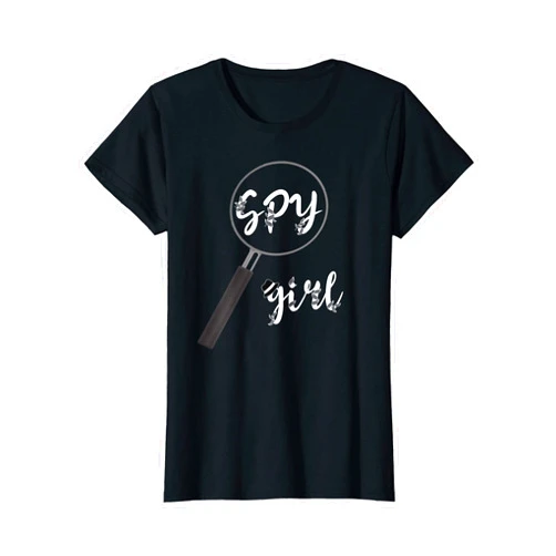 Cool Private Investigator Secretive Gifts Spy Girl Espionage True Crime Private Spying Detective T-Shirt