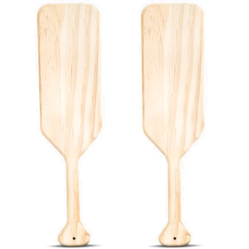 Pllieay 2 Pack 15 Inch Wooden Paddle, Greek Fraternity Sorority Paddle, Unfinished Pine Wood Paddle for DIY Arts Crafts