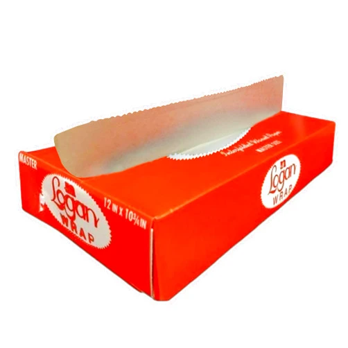 The Grocery Guys Logan Interfolded Dry Waxed Deli Paper - Sandwich Wrapping, Taco Wrapping, Deli Wrap, and More - 10.75 x 12 Inches, 500 Sheets White Food Wrap