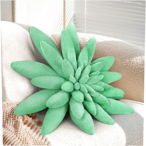 OtGalk Throw Pillows, Pillow - Hand-Stitched Plush Decorative Throw Pillow, 3D Plush Cushion, Shaped Plant Pillow, for Bedroom and Home Decoration, 21.6in/55CM