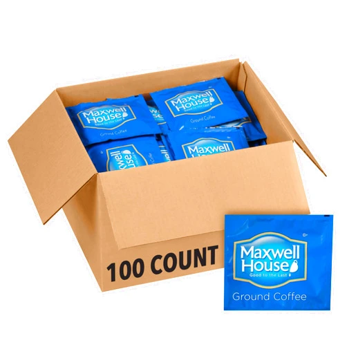 Maxwell House Ground Coffee Filter Packs (100 ct Pack)