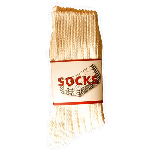 YCJOBOXO Coarse Knit Cotton Crew Socks, 7.8 inch Length, Sizes 37-43