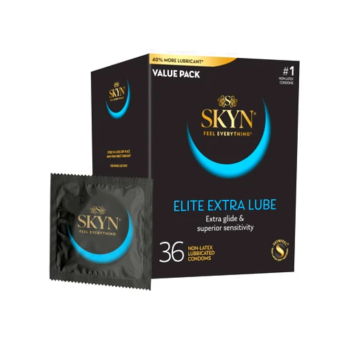 SKYN Elite Extra Lubricated Condoms, 36 Count