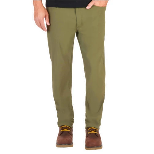 The American Outdoorsman Men's 5-Pocket Stretch Nylon Pants - Multiple Pockets for Storage - Travel Pants