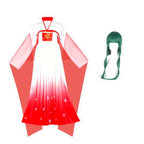 YLQANONG Maomao Cosplay Costume for Women Hanfu Uniform Outfit Long Dress Mao Mao Anime Cosplay for Halloween