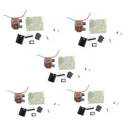 AEDIKO 5 Sets High Voltage Generator 15KV High Voltage Generator Inverter Arc Igniter Coil Module Disassembled Parts (5 Sets)