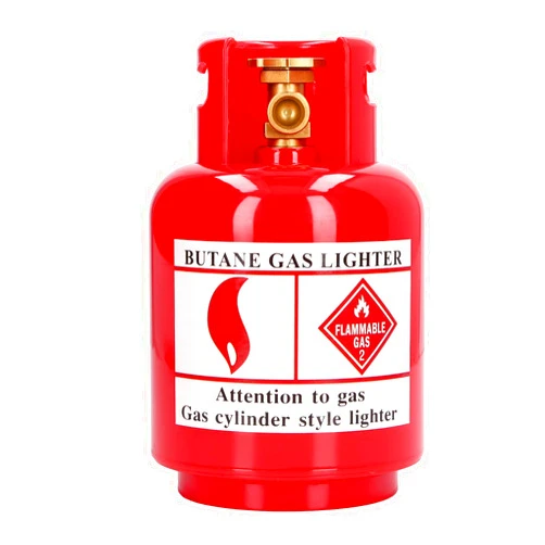 BORDSTRACT Gas Bottle Piggy Bank Plastic Simulation Fuel Gas Tank Shape Piggy Bank Decor Crafts Desktop Ornament Gift for Home Decoration, Storage of Coins(red)